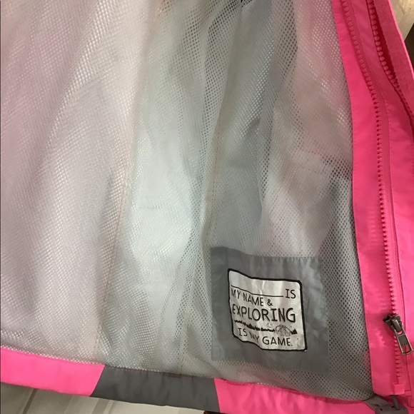 Girls North Face HYVENT jacket size S 7/8 - Picture 4 of 10